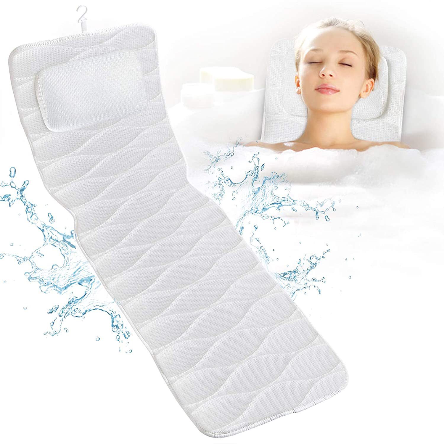 ♔Maglia 3D per eBay transfrontaliero, cuscino per vasca da bagno con cuscino, tappetino da bagno trapuntato con ventosa_voghion.com