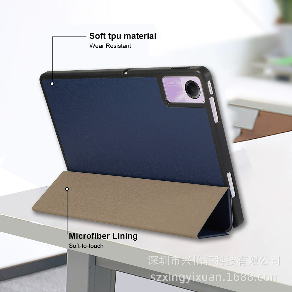 Защитная крышка для Redmi Pad SE 11 дюймов, трипроверка, Redmi SE планшет TPU гравюра, перевёртывающаяся подставка, все включено