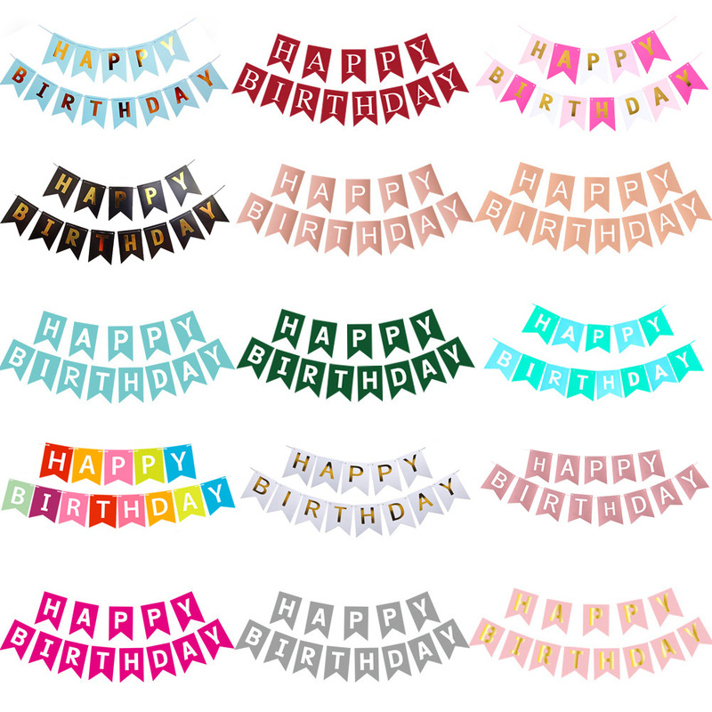 Happy Birthday Fish Tail Flag Rose Gold Foil Lettering Fish Tail Bunting Banner Flag Birthday Decoration Supplies Happy Birthday Fish Tail Flag Rose Gold Foil Lettering Fish Tail Bunting Banner Flag Birthday Decoration Supplies