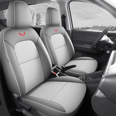 Cover All-Inclusive Pure Electric Ev Five | Modelə uyğun (Original) oturacaq örtükləri - two-seater-all-inclusive-standard-version-time-gray-hongguang