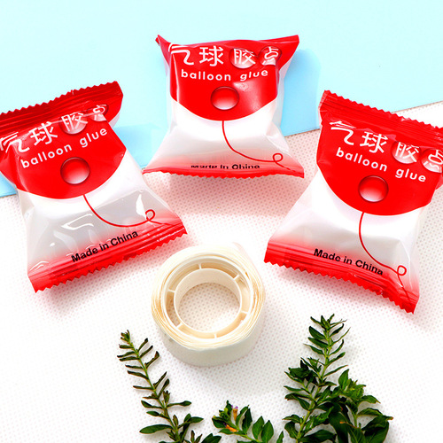 100 capsules of ultra-sticky glue wholesale, wedding tools, birthday decoration supplies, transparent traceless sticky balloons, double-sided glue