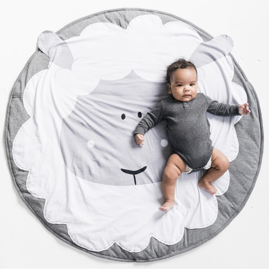 INS Alfombra de animales tridimensionales redondas, manta para gatear para bebés, esterilla para gatear para bebés, 21 tipos de decoración para casitas
