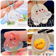 自由樹脂手作りdiy材料バッグ自作粘土可塑性水晶土粘土ゴム透明女の子ストラップ