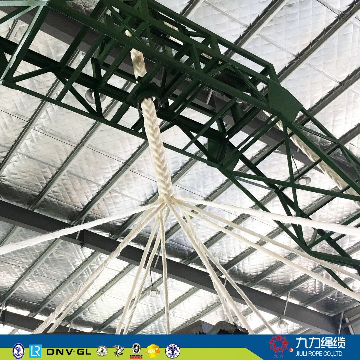 Полимерная 12-прядная морская веревка/веревка УВЧ-ПЭ/ходовая веревка/двойная лошадиная веревка/полиэтиленовая веревка с высокой высокой молекулой