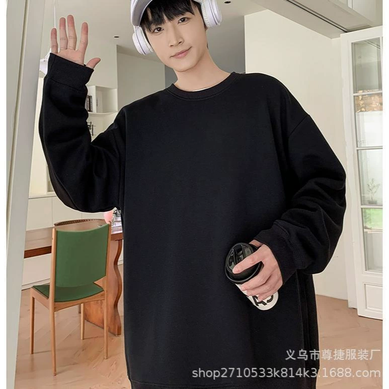 Толстовки для мужчин и женщин, рабочая одежда с круглым вырезом и логотипом, весенне-осенняя одежда с открытыми плечами и длинными рукавами для командных вечеринок и классная одежда.