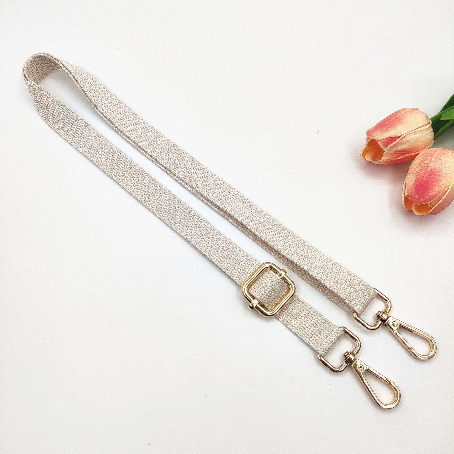 1 Pieza Poliéster Algodón Color Sólido Correa De La Bolsa display picture 5