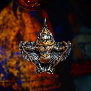 Dapeng Golden Wings Bird Buddha Statue Thangka Pendant Pendant Xizang Necklace High-End Pendant Tantric Accessories