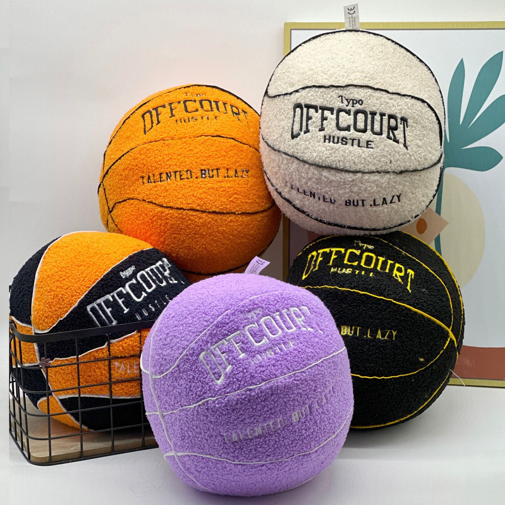 Grenseoverskridende nytt produkt offcourt basketball pute basketball plysj pute plysj dukke_voghion.com
