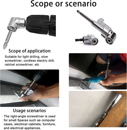 105-degree cornering bit, 90-degree turning screwdriver, hex handle electric drill screwdriver bit