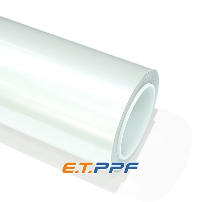 Auto Color Change Film Self-Healing High Stretch Imported Base - tpu-liquid-metallic-mousse-white-152m15m