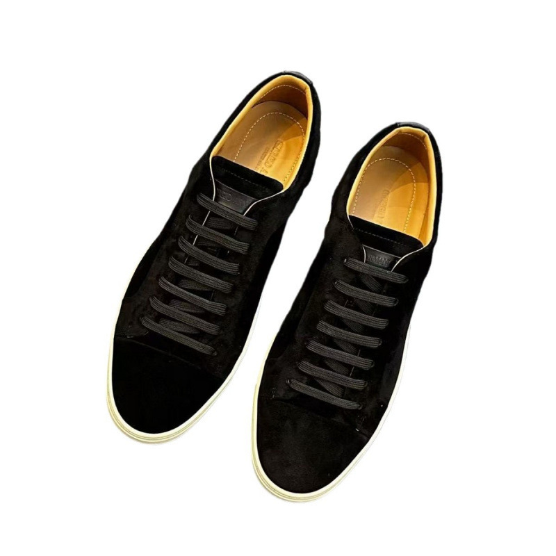 Factory Dexun zapatos deportivos de piel de vaca para hombres transfronterizos zapatos casuales retro zapatos casuales de moda ligeros y cómodos para hombres