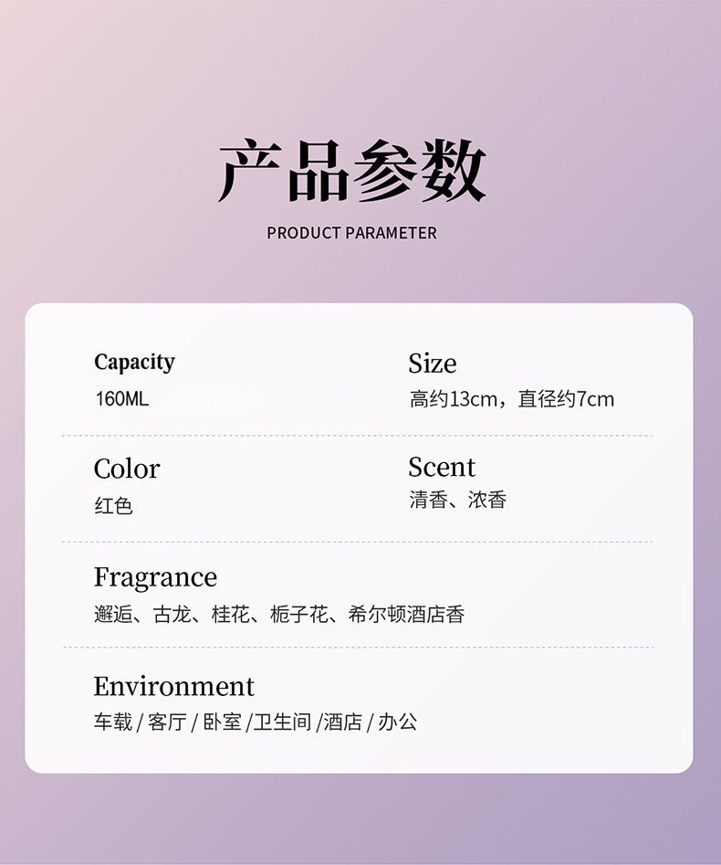 Car Perfume, Light Luxury and High-End Fragrance, Long-Lasting Light Fragrance in the Car, Car Fragrance for Women and Men, Odor Removal Ornament