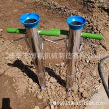 幼苗可移栽栽苗器 小型方便玉米点播机 硬土质可用尖头移栽机