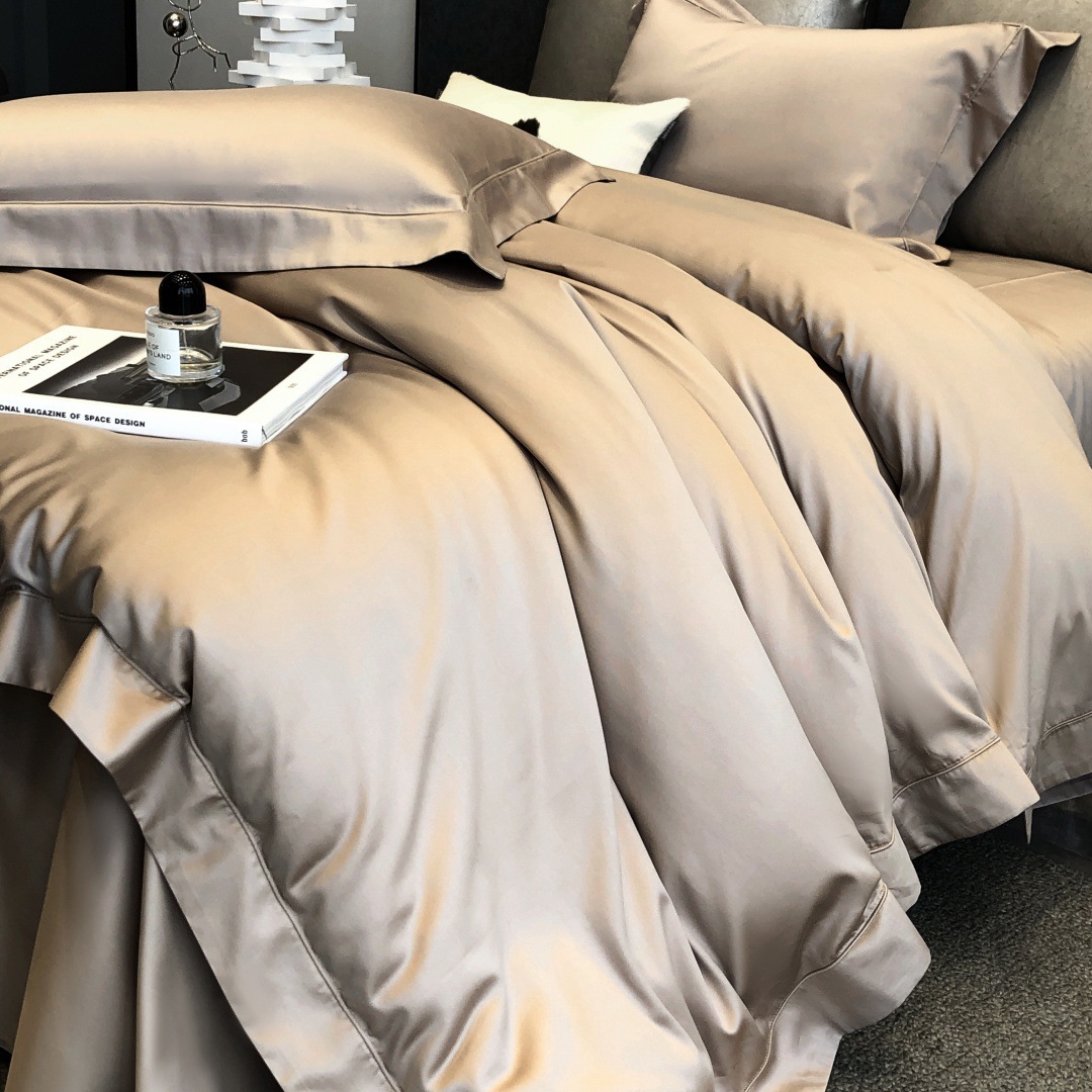 Bettwäsche Set Aus Langstapelbaumwolle, Minimalistisches Design_voghion.com