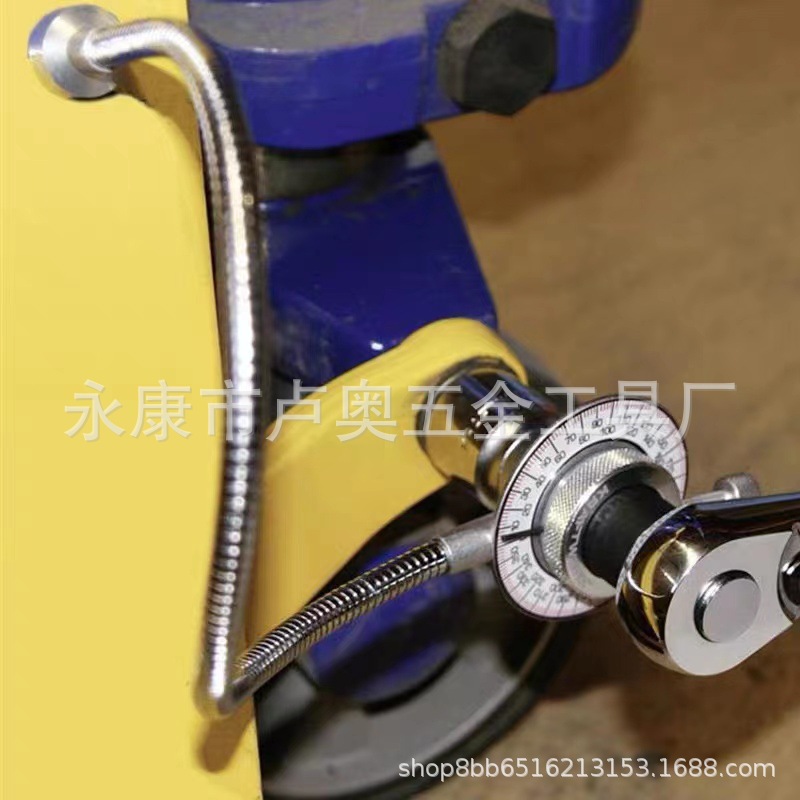 Agarramiento magnético 1/2 llave de torsión medidor de ángulo medidor de par tipo puntero