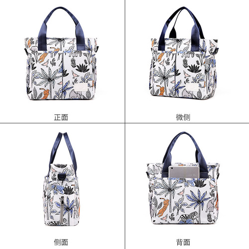 Portable mommy bag, multifunctional, large-capacity, baby storage bag, single shoulder crossbody, hangable stroller, mother and baby bag