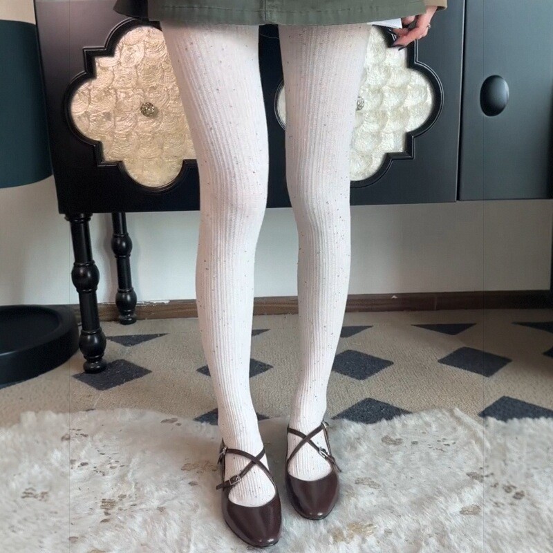 羊毛竖条咖啡色打底裤女秋冬季加厚保暖压力显瘦打底袜冬天连裤袜|undefined