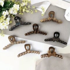11cm アクリルサメクリップ、ハイエンドの後頭部ヘアクリップ、大きなヘアクリップ、軽くて豪華なヘアクリップ