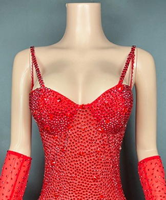 Productos de moda NOCANCE 2024 nuevo estilo de lujo color de piel de diamante sin mangas sexy club nocturno mono traje de rendimiento