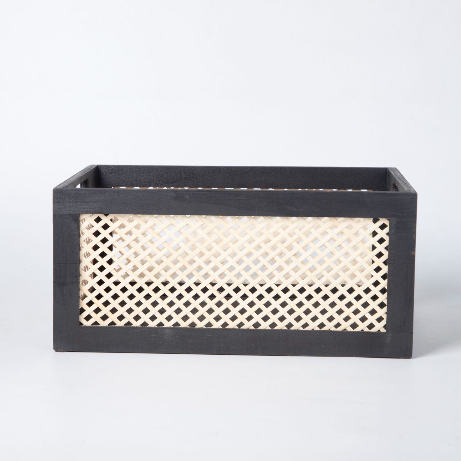 Canasta de escritorio de nuez transfronteriza sala de estar caja de almacenamiento de libros cajón de madera sólida oficina caja de madera