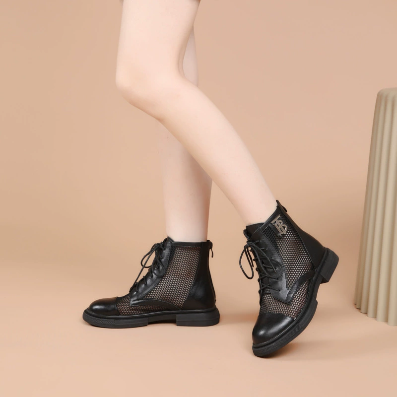 Martens, breathable summer boots, thin mesh sandals, 2024 years