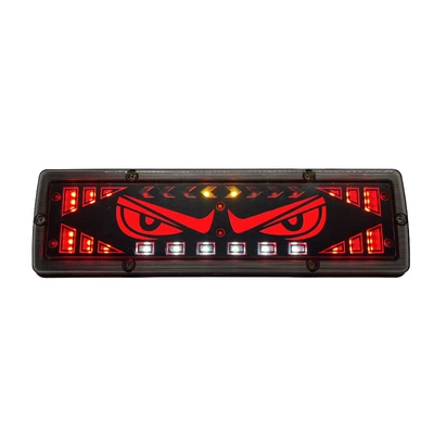 LED Devil Eye Truck Tail Light 131 Model Trailer Tail Light Multifunctional Truck Rear Tail Light Waterproof Truck Tail Light (Brake light) - 131-131-one