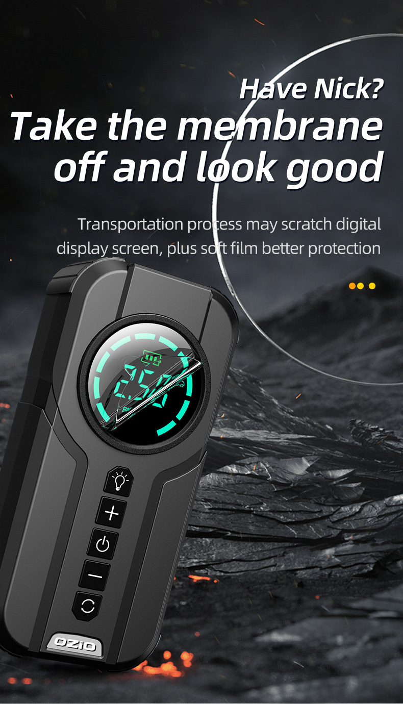 Car Air Pump, Wireless Portable Car Power Bank, Tire Inflator, Emergency Jump Starter, Cross-Border