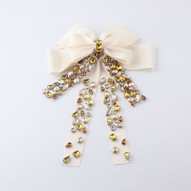 Fashion Rhinestones Long Full Diamond Bow Hairpins Hair Accessories display picture 4