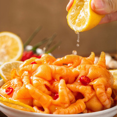 Pickled Diced Boneless Chicken Feet 200g Lemon Pickled Spicy Boneless Chicken Snack