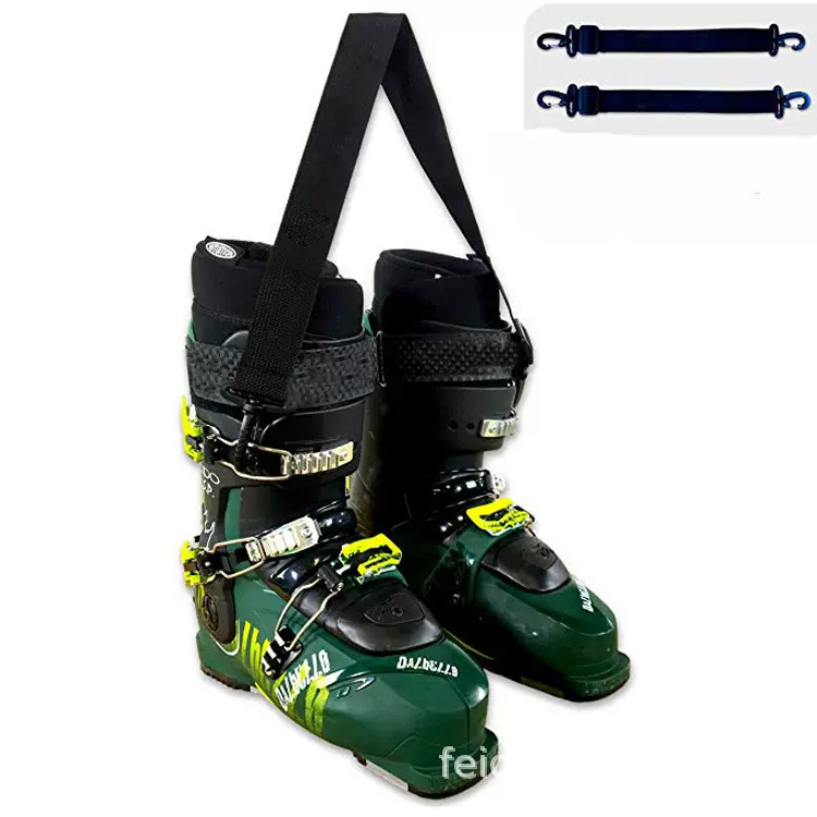 滑雪鞋固定器户外出行配件滑雪鞋便携带钩绑带滑板固定带织带捆绑
