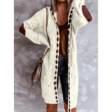Y 48025 Mid-length knit cardigan �г�����֯����ŷ���¿�