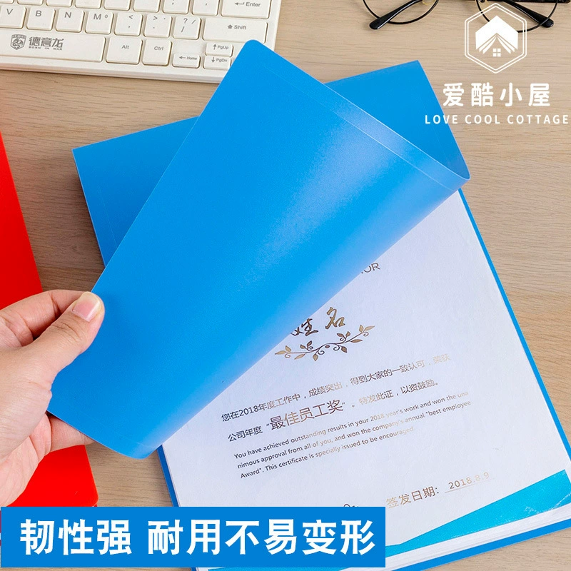 A4 suspension hanging hanging folder folder factory elevator hospital hanging wall project vertical single clip to the upper school thickened