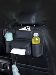 New Product Manufacturer Car Seat Back Storage Bag Organizer Car Seat Back Storage Bag In-Car Tissue Box