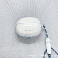 适用倍思Baseus MC1小云朵蓝牙耳机保护套透明软套倍思MC1保护套
