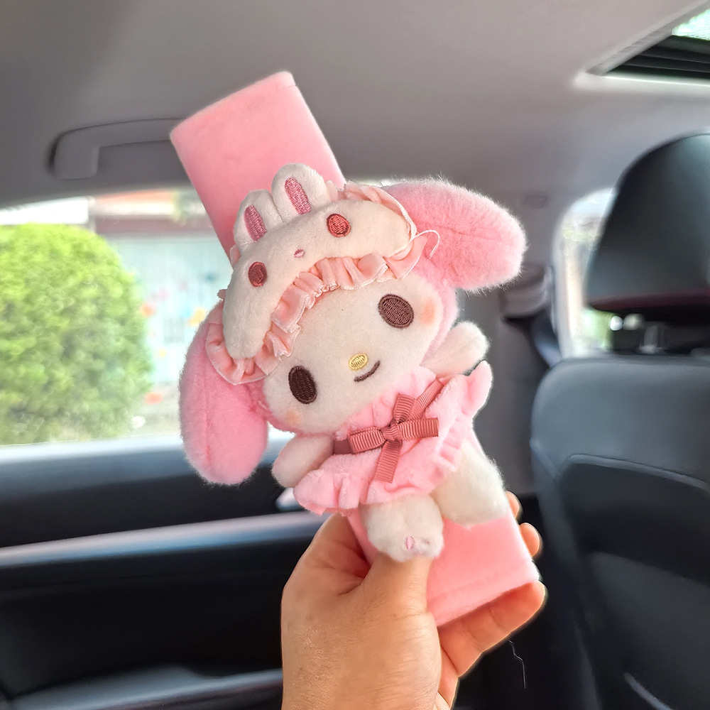 Funda Protectora para Cinturón de Seguridad de Peluche, Decorativo para Automóvil