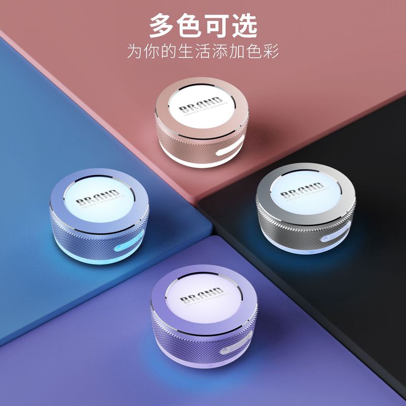 国境を越えた人気のブラックテクノロジー TWS 骨伝導共鳴 Bluetooth スピーカー カラフルな呼吸ライト ポータブル ミニ サブウーファー|undefined