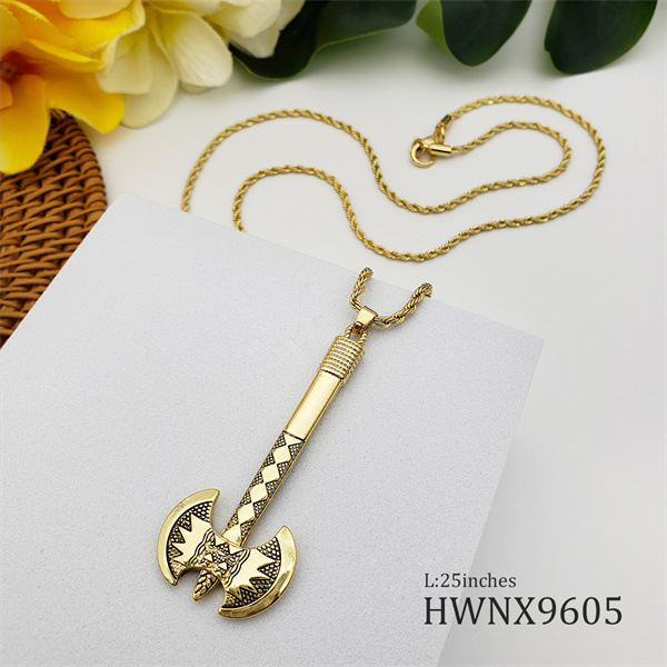 Retro Totem Axe Alloy Plating Menu0027S Pendant Necklace 1 Piece