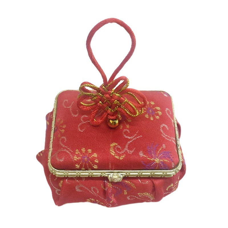 厂家直供锦缎长方礼品盒 结婚喜糖盒糖果盒 首饰收纳盒喜庆