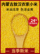 农家内蒙古赤峰敖汉黄小米2023新米食用小米粥粗粮早餐粥五谷杂粮