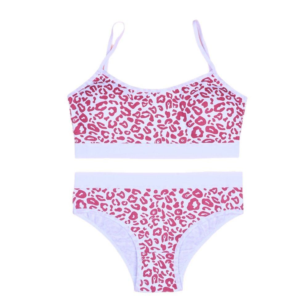 Ropa interior deportiva para niñas, sujetador de desarrollo para estudiantes de secundaria, copa fija, ropa interior de algodón para niñas, 12-16 años