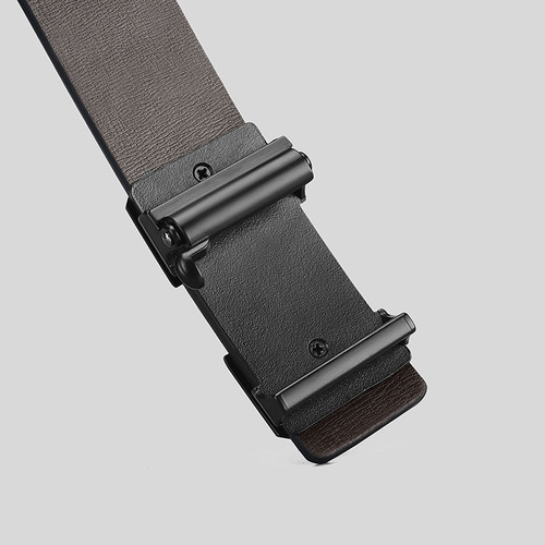 Belts for men wholesale Genuine leather toothless automatic buckle business foreign trade belt Manufacturer wholesale embossed LOGO belts