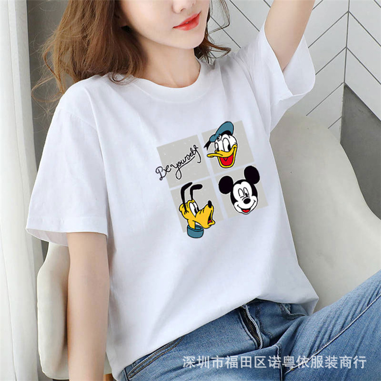 女装白色短袖T恤