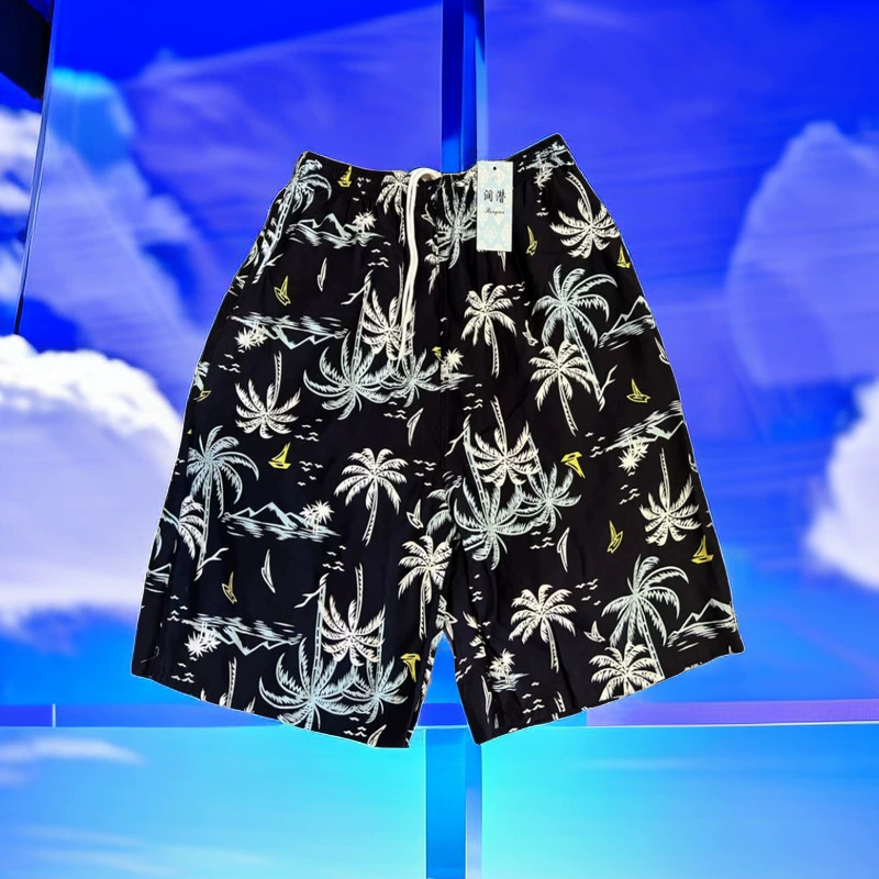 Летние мужские повседневные брюки спортивные пляжные брюки Sanya быстросохнущие пляжные брюки толстые брюки хлопковые шелковые шорты Мужская мода