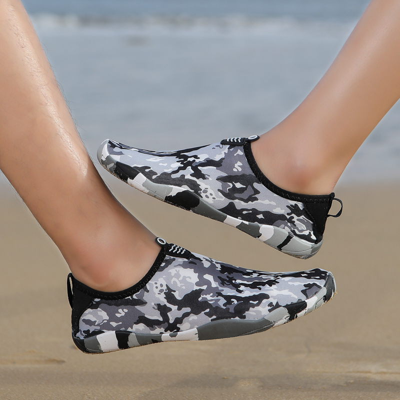 Zapatos de baño al aire libre, zapatos de playa para hombres y mujeres, zapatos de nadador anfibios, zapatos de natación transpirables para mujeres
