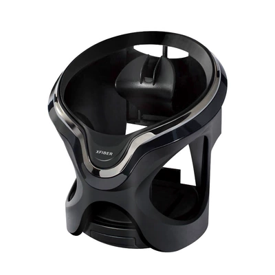 Car cup holder/beverage holder: outlet cup holder with light storage