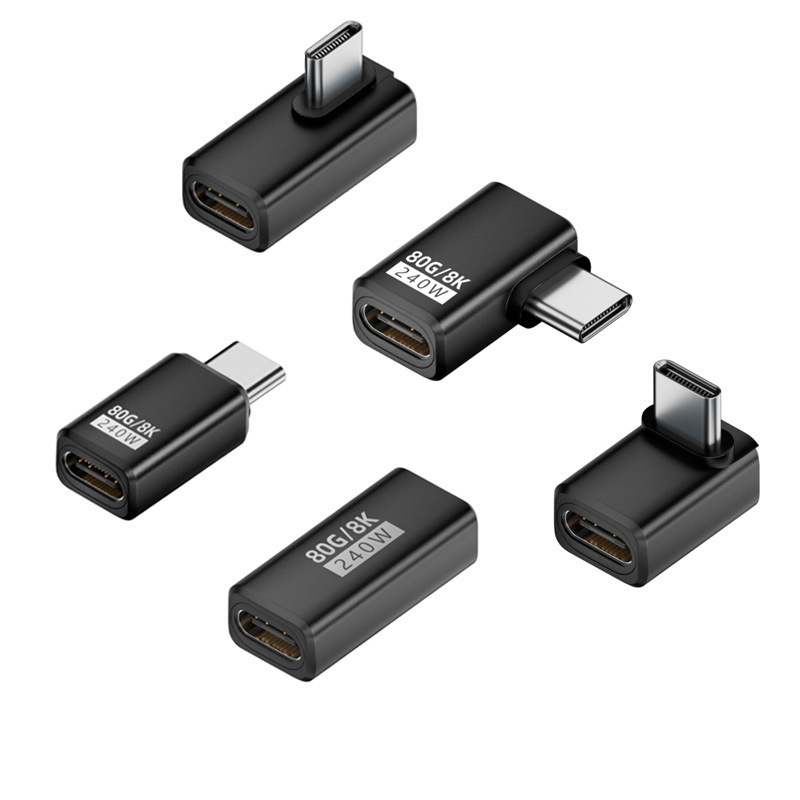 Type-C Full-Featured Usb4 V2 Adapter Thunderbolt 5/4 Data Cable Extender Hard Drive 80Gb High-Speed Transmission