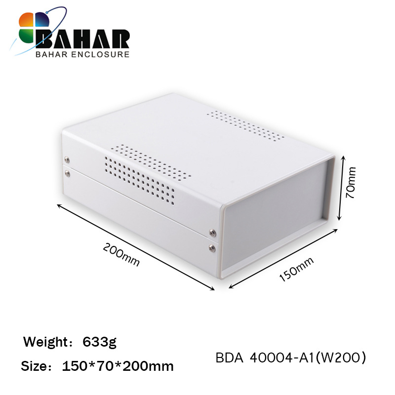 巴哈尔壳体仪表检测塑胶面板铁外壳控制电源机箱BDA40004-(W200)