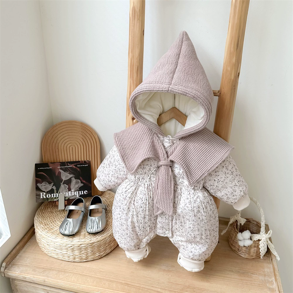 Зимнее хлопковое пальто для девочек