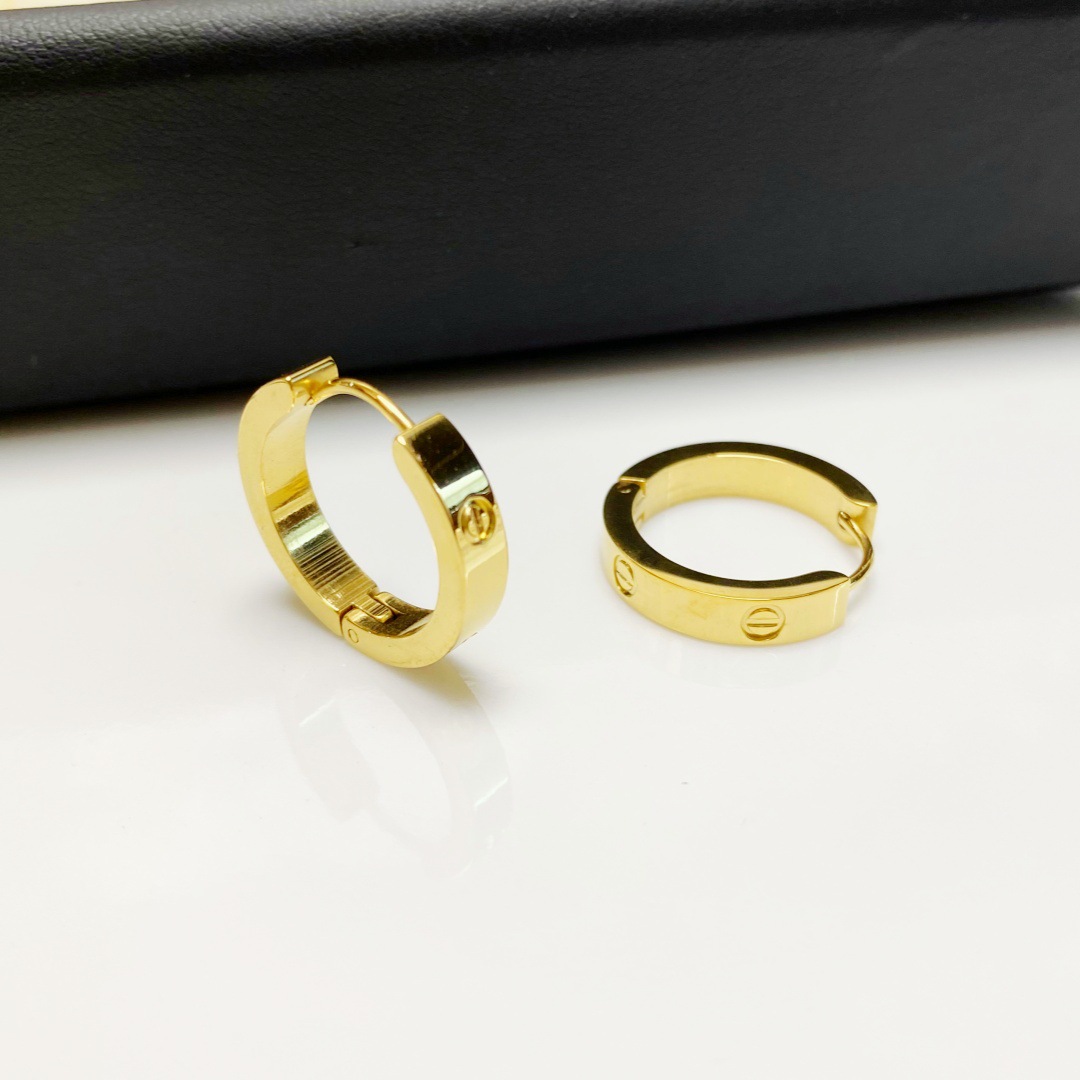 라인스톤이 없는 모델 - 골드 [내경 9MM 폭]