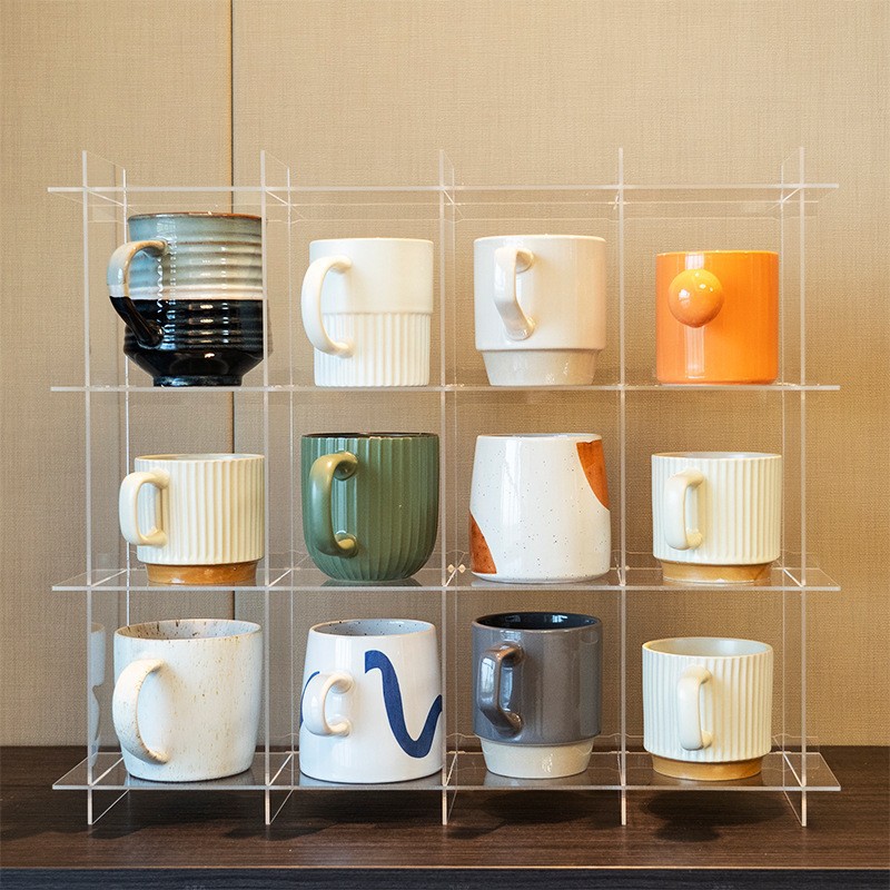 杯架置物架亚克力杯子水杯茶杯架子咖啡杯马克杯放杯子收纳展示架